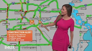 Houston traffic: Trouble spots to look out for this weekend