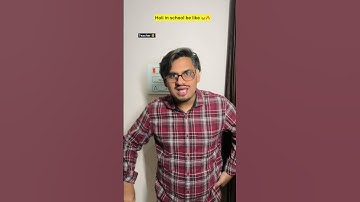 Thumbnail of Holi in school be like 😂🔥| indian family #shorts #indian #holi #chotabhai #chaman #school