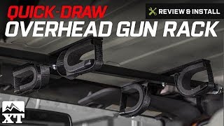Wrangler QuickDraw Overhead Gun Rack for Tactical Weapons (19872017 YJ, TJ, JK) Review & Install