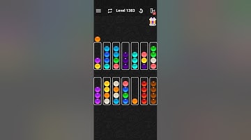 Level 1383 - Color Ball Sort Solution