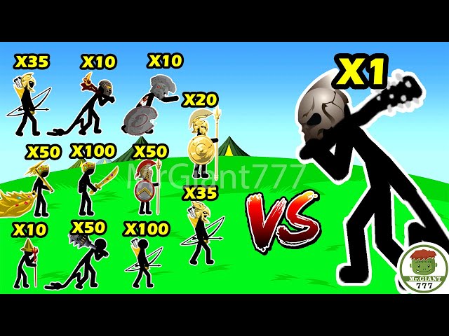 WHICH ARMY CAN BEAT ONE FINAL BOSS GOLDEN SPEARTON, GRIFFON,... | Stick War Legacy Mod | MrGiant777 class=