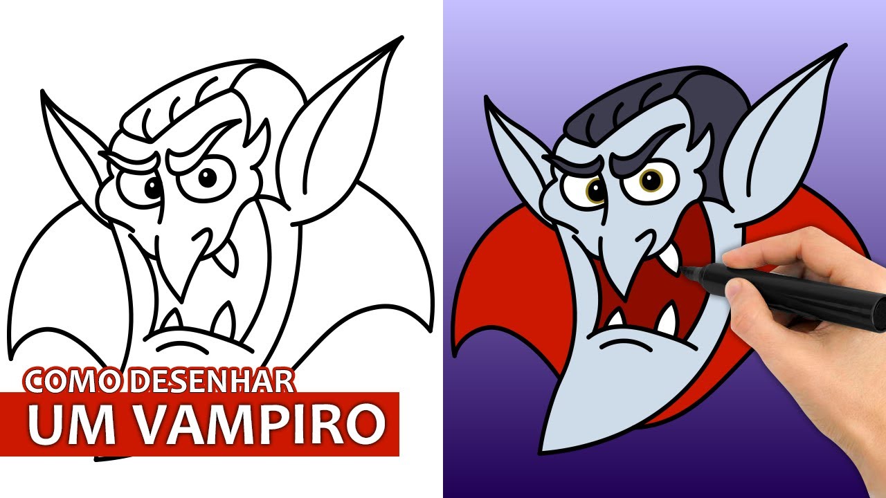 COMO DESENHAR UM VAMPIRO 