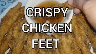CRISPY CHICKEN FEET KAIN PATI BUTO WALANG TAPON #chickenfeetrecipe #chickenfeet  #fypシ゚viral #fypシ