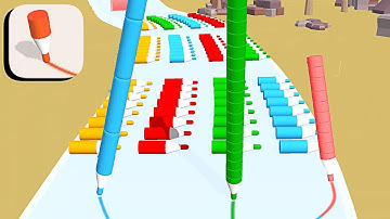 Crayon Rush 3D ​- All Levels Gameplay Android,ios (Levels 30-33)