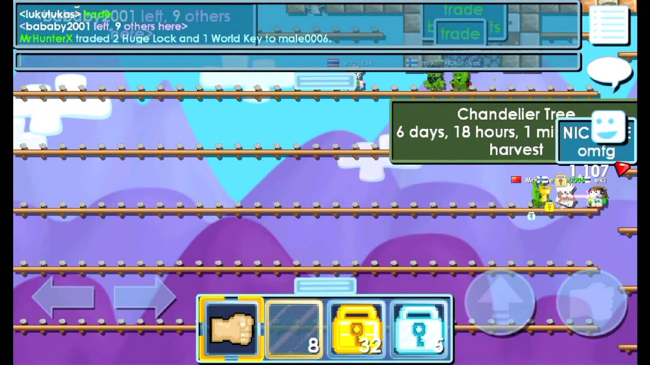 Growtopia Buying Chandeliers! YouTube