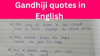 Quotes ✨ of Gandhi in English/Gandhiji quotes/காந்திஜி பொன்மொழிகள்/Feathers Learning