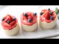 Strawberry White Chocolate Cake Recipe | 달콤상콤 딸기 케익 레시피 🍓