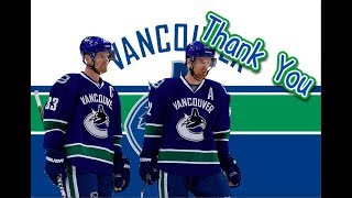 Thank You, Sedins - Tribute