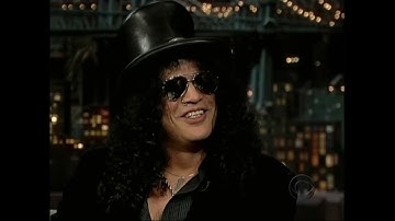 Slash - Interview - Late Show with David Letterman - October 30, 2007