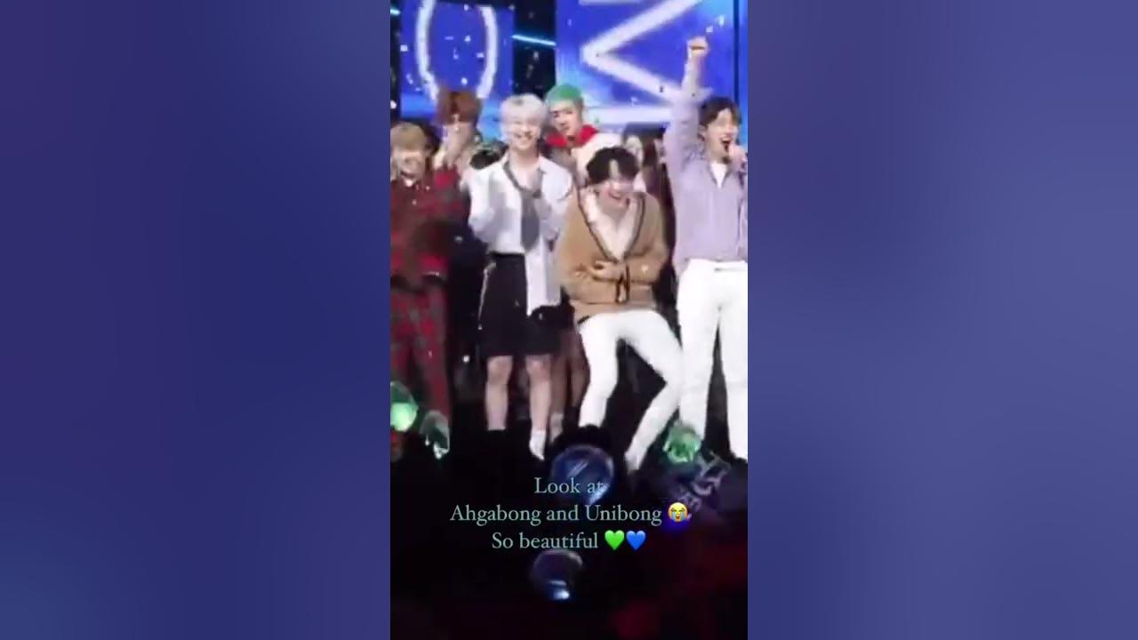 (Low quality sorry) But I want everyone to know that this interaction exists #got7 #pentagon #kpop