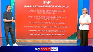 IFAB rule changes for World Cup explained with new VAR powers and anti-timewasting rules introduced