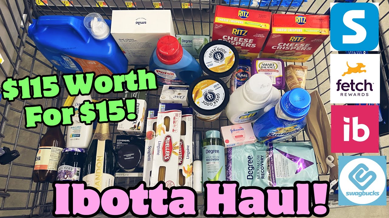 Walmart Ibotta Haul - $115 Worth for $15! 10/24-30/21