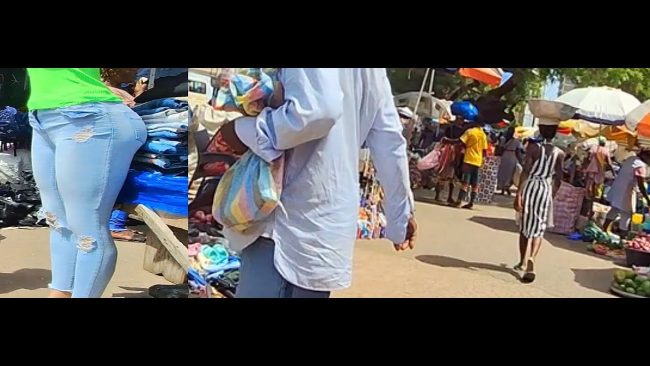 Africa s street markets a sunny day walk from tudu to tema station in