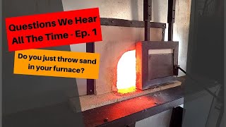 MELTING SAND INTO GLASS  |  WHAT ACTUALLY GOES INTO THE FURNACE