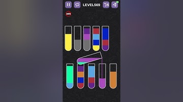 water_level_569 #watersortpuzzle #puzzle #game #sortpuzzle #color