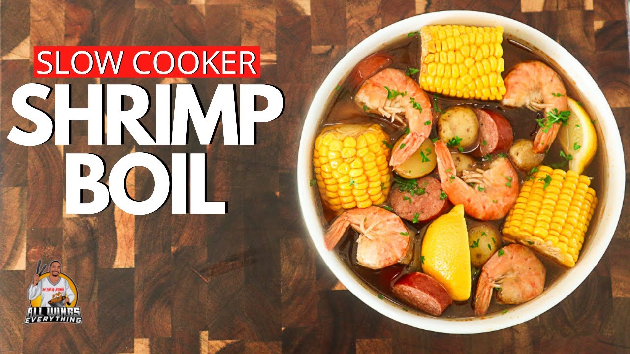Slow Cooker Shrimp Boil Recipe | Slow Cooker Fall Recipes