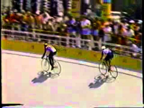 The Cheetah!  Nelson Vails Sprints to 1984 Olympic Match Race Final