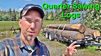 Quarter Sawing Logs For Clear Boards