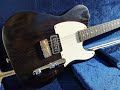 Daribeira esquire tele electric guitar ash body with gabojo p90 pickup  inc case made in portugal