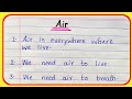 10 lines on air in english  air par 10 line nibandh  essay on air in english