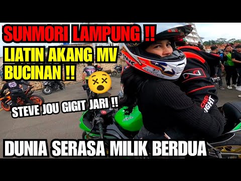 SUNMORI LAMPUNG STEVE JOU GIGIT JARI LIATIN AKANG MV BUCINAN !!