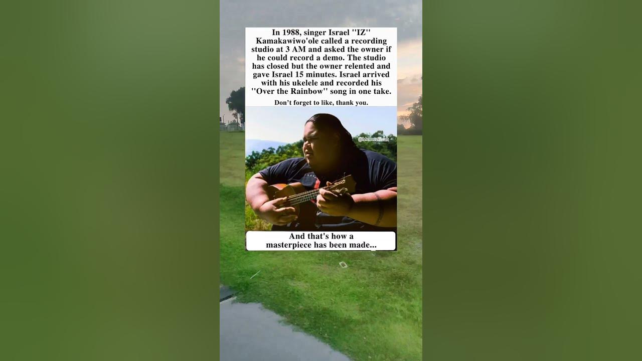 Israel Kamakawiwo'ole #foryou #shortsfeed