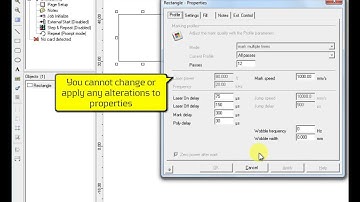 Lock Object - Laser Marking Software Training