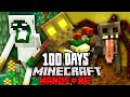 I Survived 100 Days in Minecraft's Scariest Dimension...