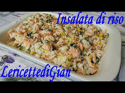 Video: Insalata Abbondante Di Salmone E Riso