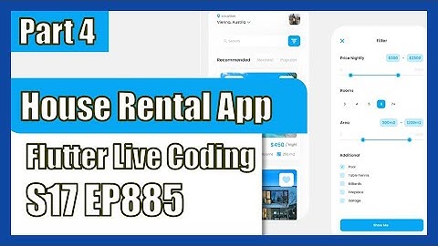 [Flutter] Flutter Live Coding EP885 (House Rental App Part 4)
