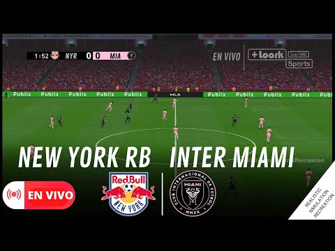 NEW YORK RB vs. INTER MIAMI EN VIVO | MLS 2023 • Simulación &amp; Recreación de Video Juego