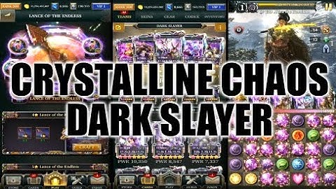 Legendary Game Of Heroes: Crystalline Chaos Event Gameplay/Team Testing (Dark Slayer)