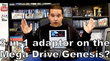 RetroN 5 3-in-1 adaptor working on the Mega Drive/Genesis
