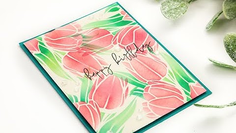 Unity Quick Tip: Layered Tulip Stenciled Background