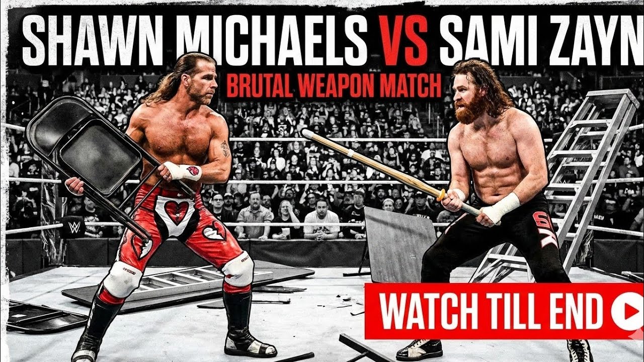 PRIME Shawn Michaels vs. Sami Zayn! BRUTAL Weapon Match 🩸 (Shocking Ending!)