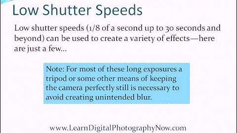 How To Take Freeze Action And Motion Blur Photos By Adjusting Shutter Speed