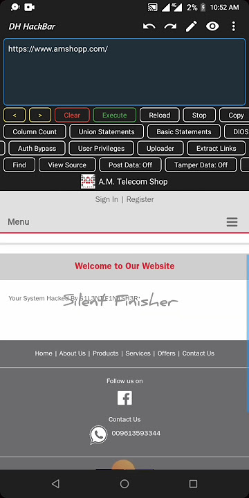 @silent_finisher SQL injection |. SQL challenge Solved