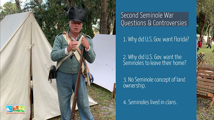 When was the Second Seminole War