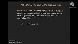 ✔️Propiedad distributiva en una  ecuación.