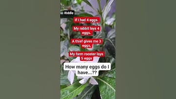 How many eggs do i have? #brainteaser #puzzle #reels #riddle