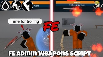 FE Admin Weapons Script | Hydrogen • Fluxus