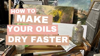 How to speed up your oil painting drying time: Oil Painting Mediums & Solvents Explained by shakia harris 106 views 8 months ago 3 minutes, 59 seconds