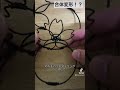 「お父さん桜きれいだね」ハリネズミ桜合体ワイヤーアート/wire art Hanami hedgehog
