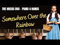 Somewhere over the rainbow piano 4hands arr scott meek