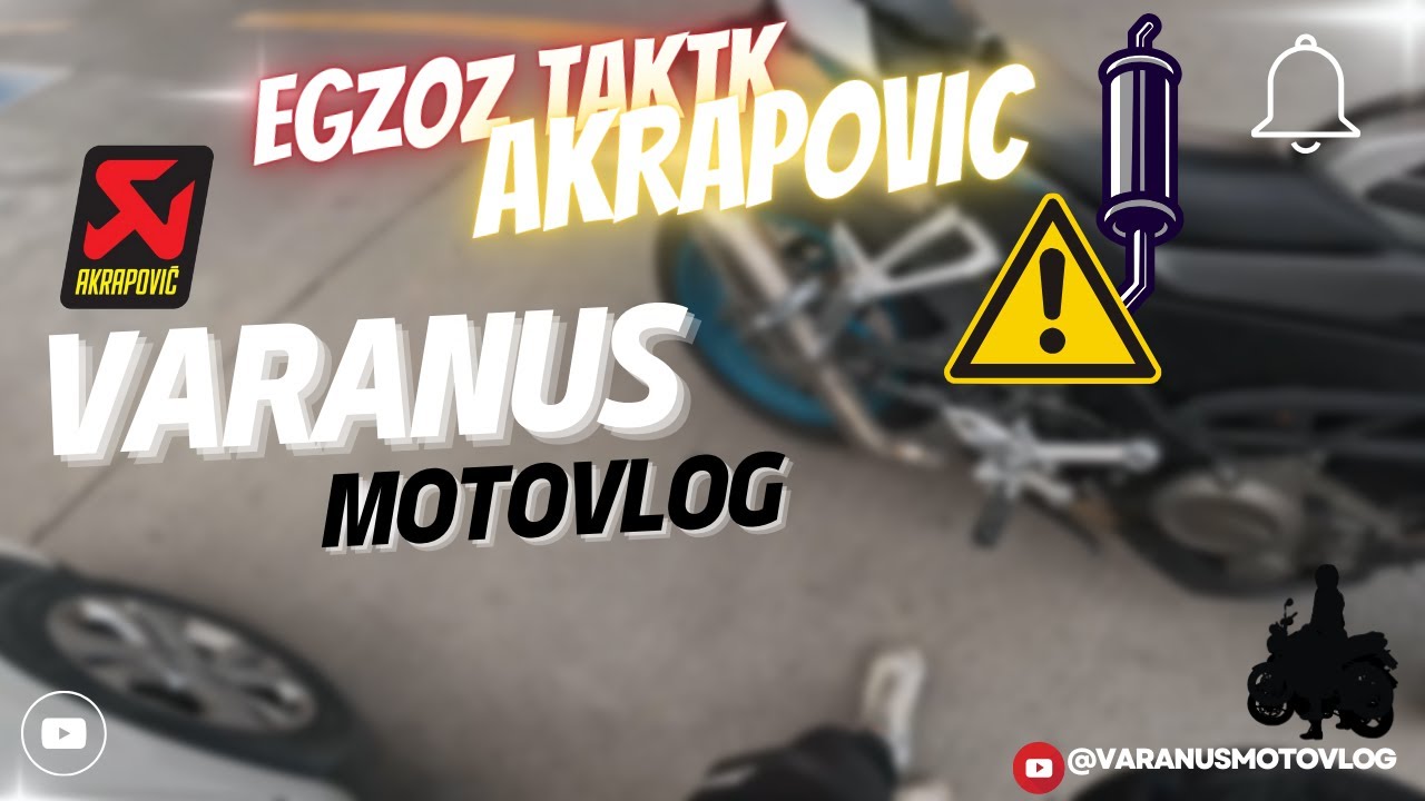 MOTOVLOG| NK250 AKRAPOVİC EGZOZ, MÜKEMMEL SES!! |VARANUSS!!💯💥