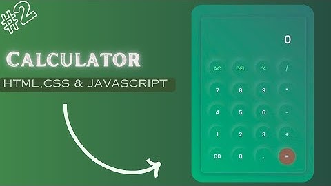How to make a Calculator using HTML CSS javascript part -2 |@BrightMindCampus