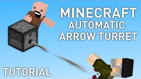 Minecraft - Automatic Rapid Arrow Turret (Dispenser)