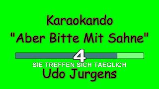 Video thumbnail of "Karaoke Internazionale - Aber Bitte Mit Sahne - Udo Jurgens ( Lyrics )"