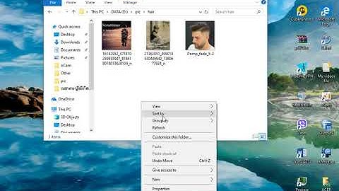 How to hide Document in computer - ការលាក់ឯកសារផ្សេងៗនៅក្នុងកុំព្យូទ័រ