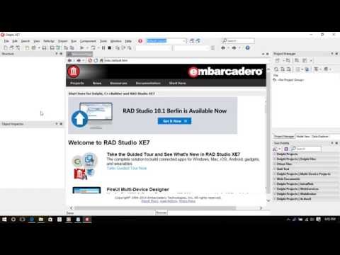 Delphi for beginners, First Program(Text from edit box to label caption)-tutorial